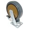 Vestil Rubber Swivel With Total Brake Caster 8 In. Diameter x 2 In. Width 881 lb Dark Gray/Gold CST-KSM-8X2MR-SWTB - alternate 4
